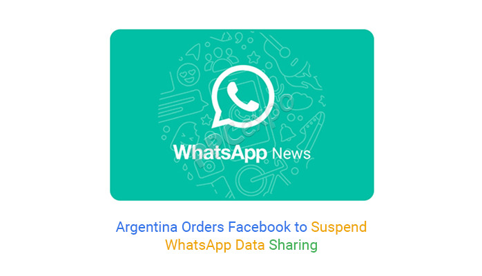 argentina demands facebook to stop whatsapp data sharing