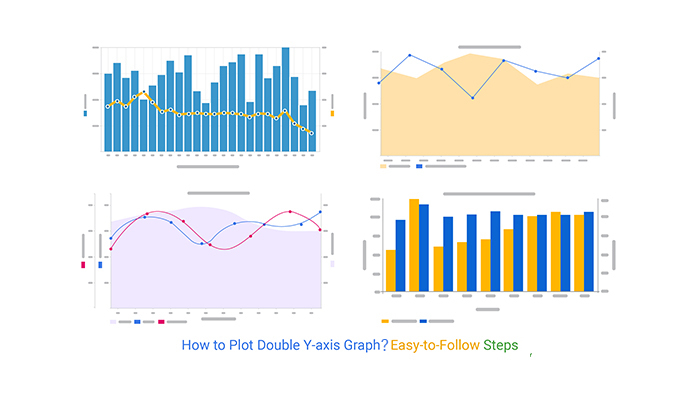how to draw a double y axis chart easy to follow steps