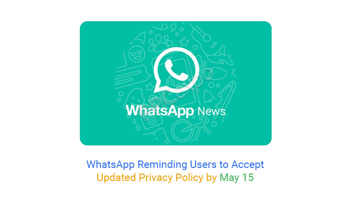 whatsapp urges users to accept the updated privacy policy