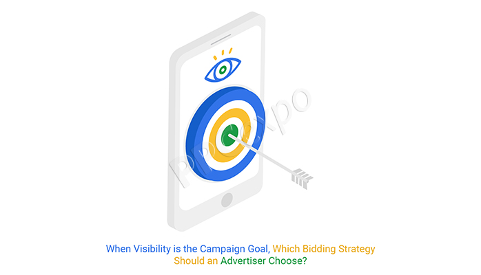 when visibility is the target of an event what bidding