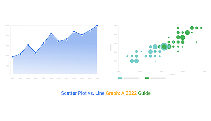 scatter plot vs line graph